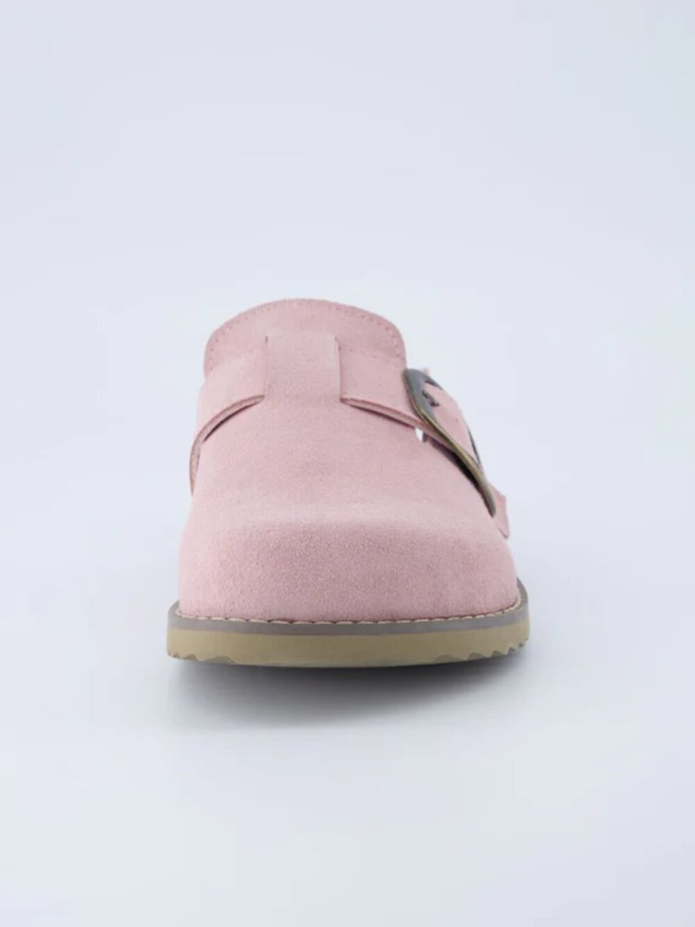 CUSHIONAIRE Suede Blain Slip On Memory Foam Footbed Mules Light Pink - Picture 8 of 10